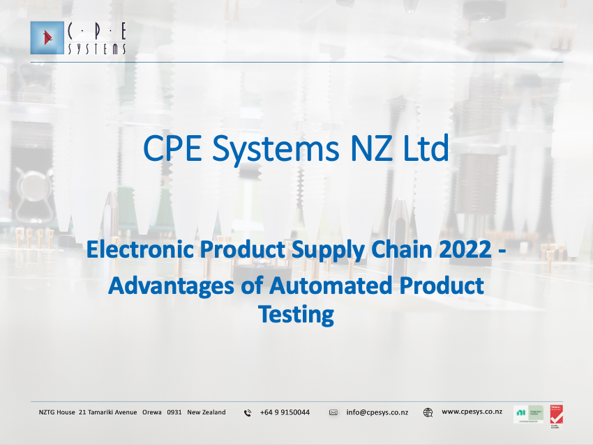Supply Chain Automated Testing